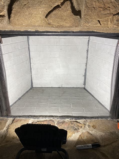 00 Molded Brick Panels - Herringbone- Refractory Panels 1,419. . Fireplace refractory panels